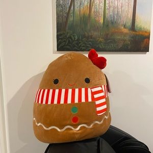 16” Gina the Gingerbread Squishmallow Christmas 2020 HTF Brand New With Tags!